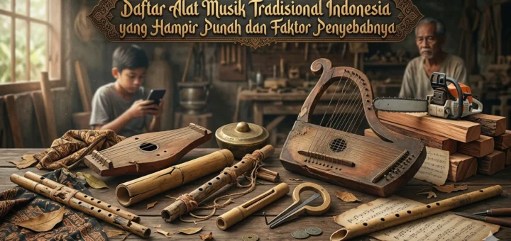 Alat Musik Tradisional Indonesia yang Hampir Punah