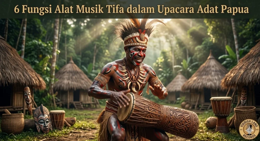 Fungsi alat musik tifa dalam upacara adat