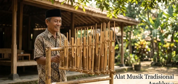 Alat Musik Tradisional Angklung sebagai warisan leluhur asli Indonesia