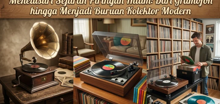 Menelusuri Sejarah Piringan Hitam Dari Gramofon hingga Menjadi Buruan Kolektor Modern